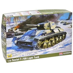 아카데미과학 소비에트연방 경전차 프라모델 T-70B