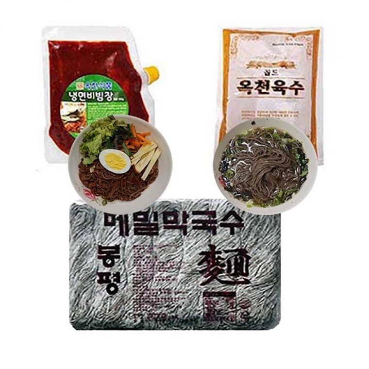 봉 메밀 막국수2 8kg 비빔장500g 육수5봉 셋트