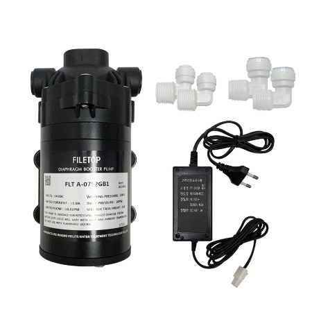 필터테크 FLT SET 부스터펌프 세트 정수용펌프 A-1002GB1 DC24V 140PSI