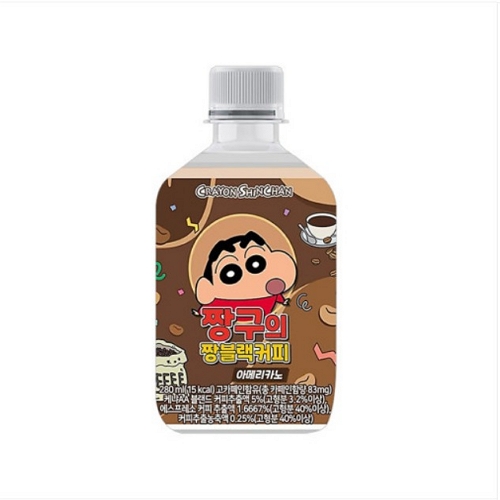 삼양패키징 짱구의 짱 블랙커피 280ml