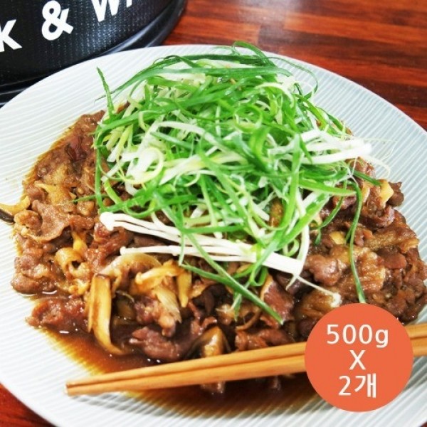 더 바르게 먹자 돼지불고기 500g x 2개