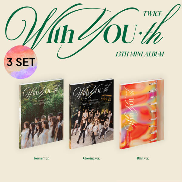 아트박스 아트박스 에이치투미디어 3종 SET트와이스 - 미니 13집 With YOU-th