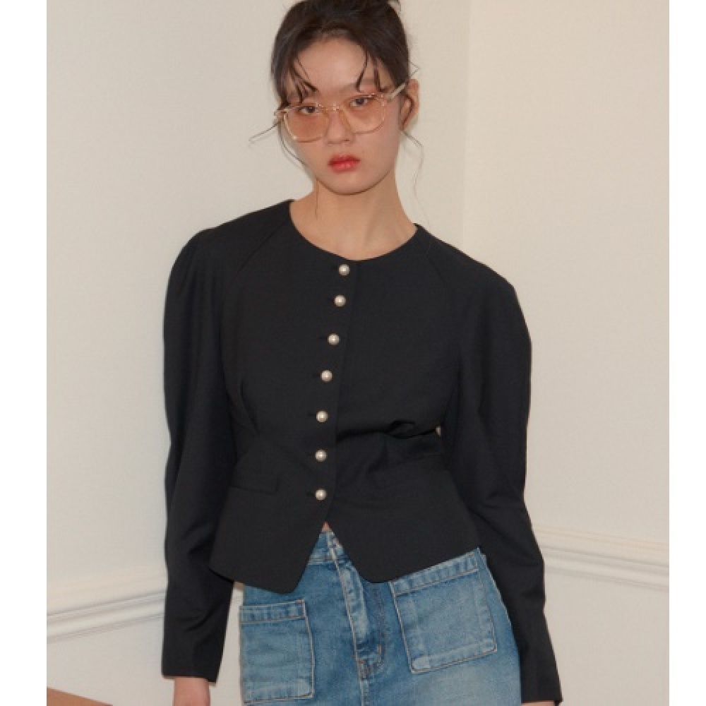 아미마켓 살롱드욘 Round Sleeve Jacket 24SSYOHN5 LE1216183543