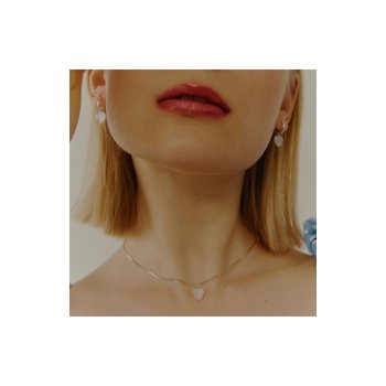 러브미몬스터 Silver Pure Heart Necklace