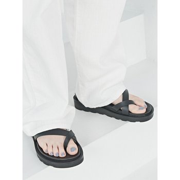 오스탕드 플립플랍 쪼리 우먼 모노블랙 WS212