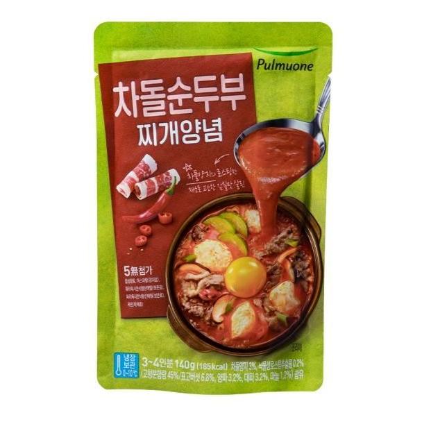 풀무원 풀무원 풀무원 기묘한슈퍼 간편양념탕찌개 무침 차돌순두부찌개양념 140g 2개 행복한집밥 다양소스 좋은조합 감칠맛