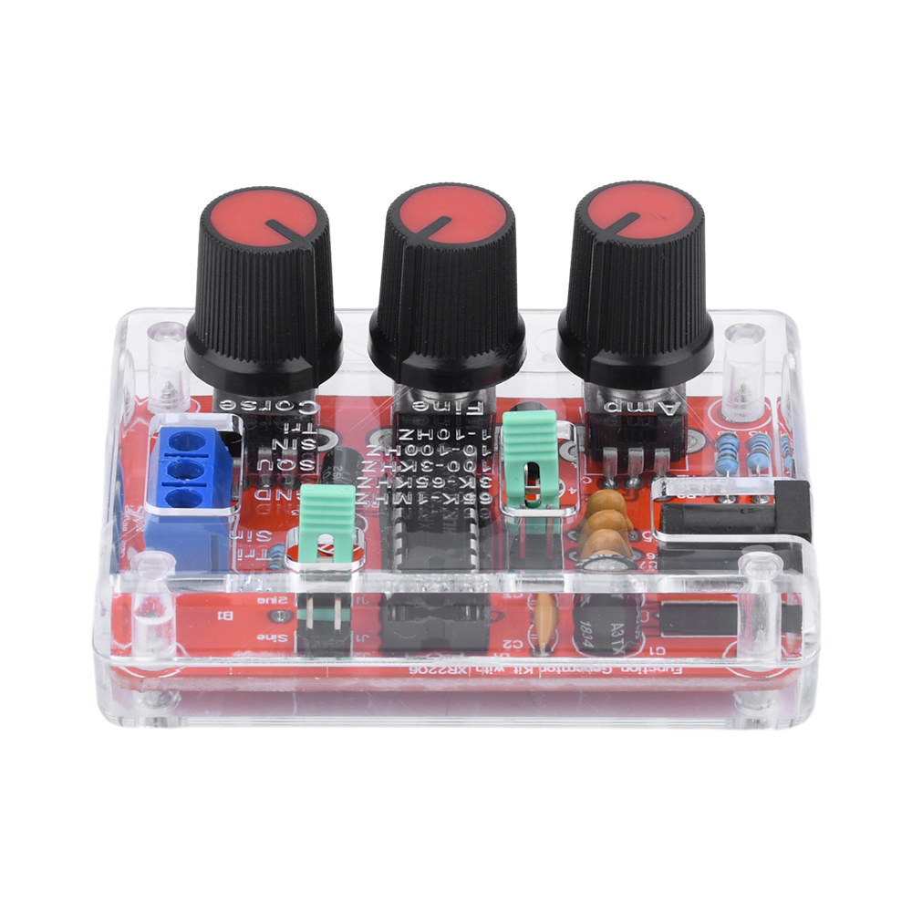 전자 측정 도구용 신호 발생기 사인 삼각형 사각형 출력 1Hz -1MHz DC 9-12V XR2206