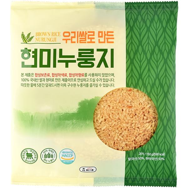 참좋은식품 참좋은식품 우리 쌀로 만든 현미 누룽지 150g