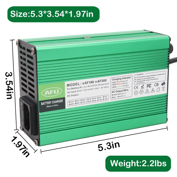 스마트 납산 배터리 충전기 60V 4A AGM GEL VRLA OPZV