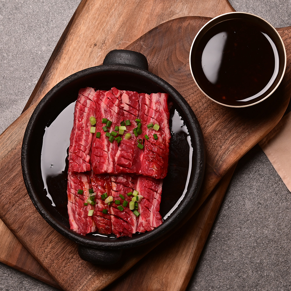 외식명가 삼산정 프리미엄 수제 소 갈비살양념 3팩 1 5kg LE1216161964