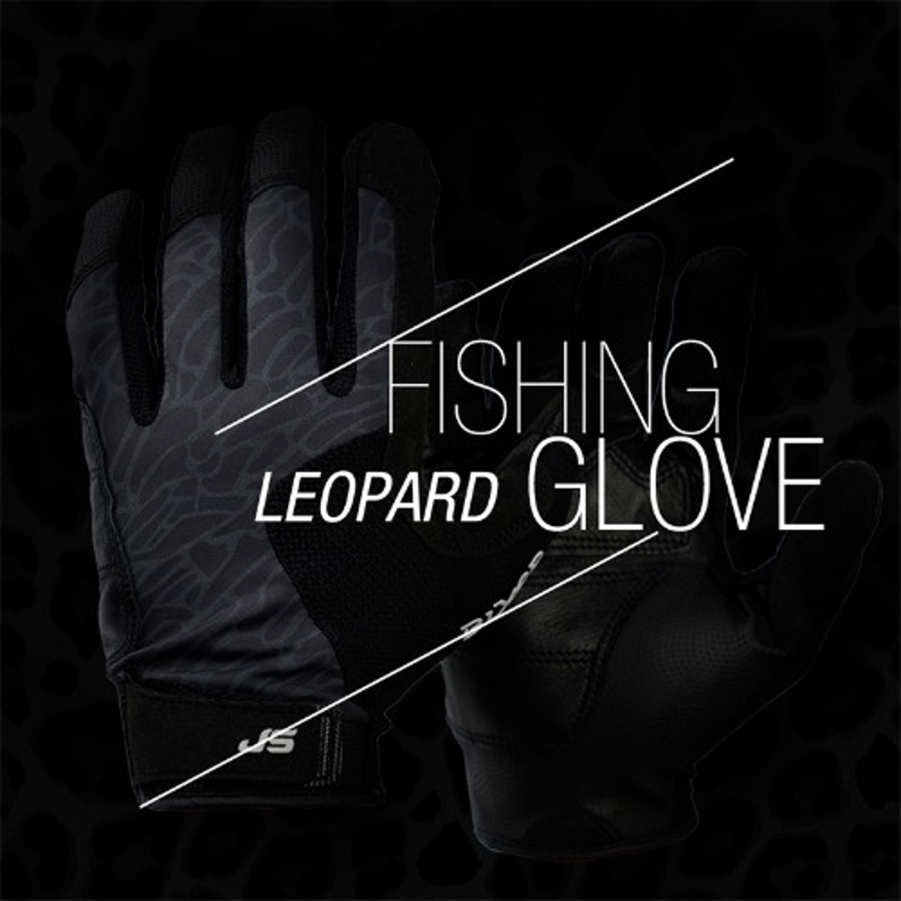 JS컴퍼니 JS FISHING GLOVE 제이에스컴퍼니 낚시용 장갑 BIXOD GLOVE ALL CUT LEOPARD JSFG003