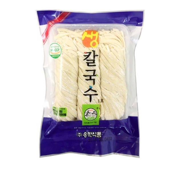 산돌식품 송학식품 송학식품 생칼국수 450g 2개