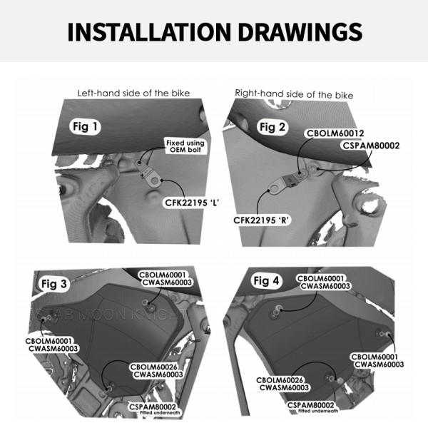 Yamaha MT 10 MT10 2022 2023 2024 프레임 인필 패널 사이드 페어링 장식 패널 오토바이 액세서리