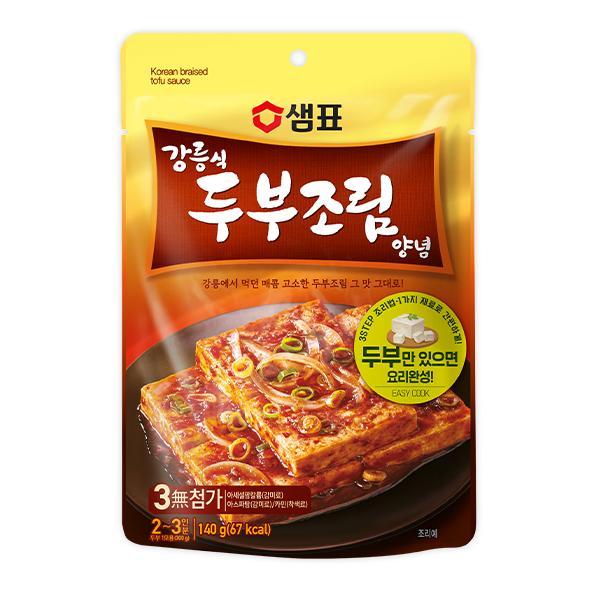 샘표 샘표 샘표 집밥 샘표 강릉식 두부조림 양념140g 캠핑 낚시 자취 부모님식사 기사식당 맛집 홈파티 손님초대