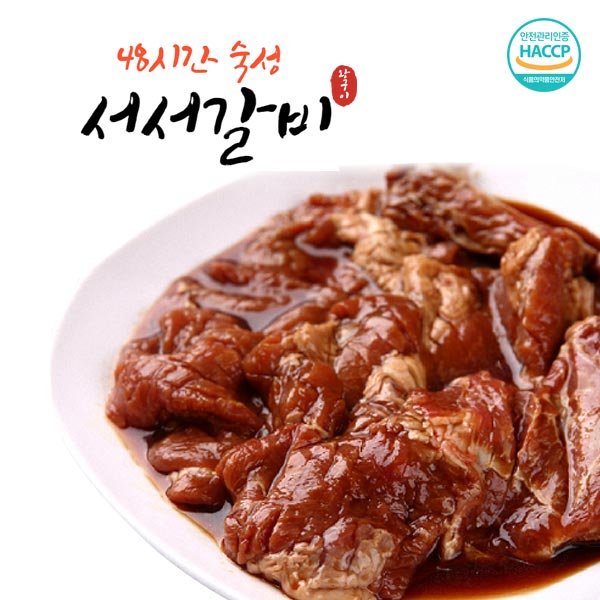 왕조실록 서서갈비 양념돼지 왕구이 600g x 6팩 간장맛4 매콤맛2