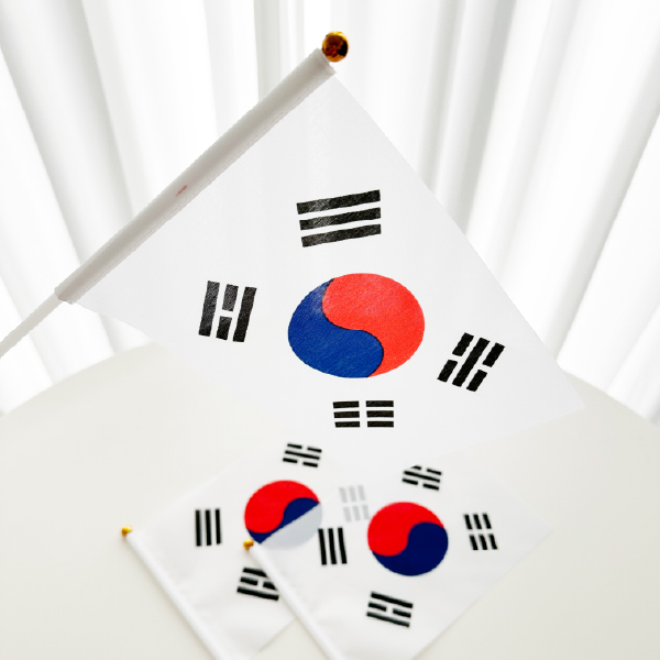 태극기 성조기 미니 응원 깃발 국기 응원 손태극기 10개묶음