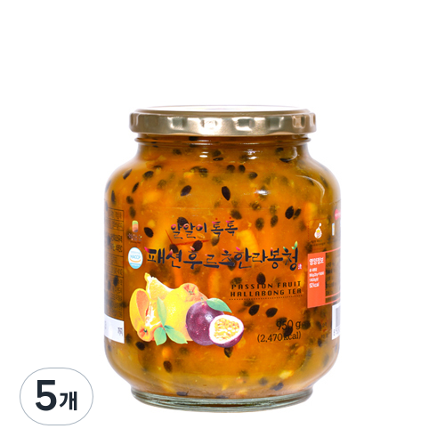 해맑음 해맑음 패션후르츠 한라봉청 950g 1개입 3개