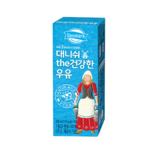 동원에프앤비 덴마크우유 대니쉬 the 건강한 우유 200ml
