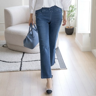 마담4060 엄마옷 마담4060 카밀슬릿팬츠40대50대- 중년여성의류 50대여성의류 YPN2403006