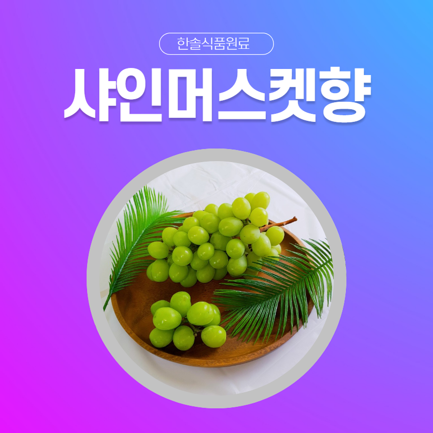 한솔식품원료 합성향료 샤인머스켓향 5kg 메이플향 5kg 오일타입 1개