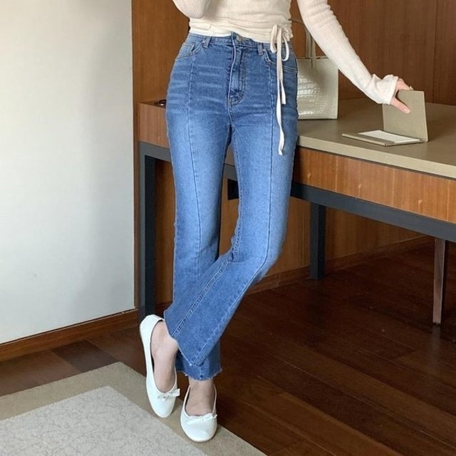 시드마켓 도도컷팅새미부츠컷팬츠 여성 502 403Q701S
