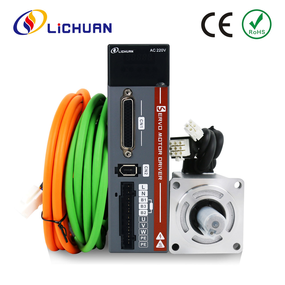 Lichuan A5 200W 750W 1000W AC 서보 모터 컨트롤러 드라이버 키트 220V IP65 3000RPM