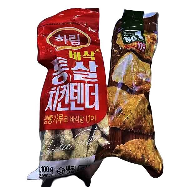 캔디사은품 하림 바삭 통살 치킨 텐더 1 1kg 아이스박스포장