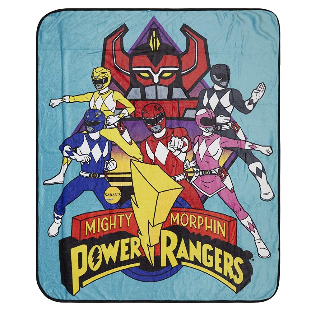 파워레인저 Power Rangers Mighty Morphin 담요 멀티컬러
