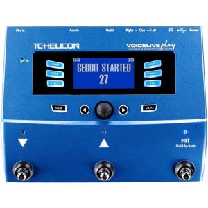 TC-Helicon TC-헬리콘 보이스라이브 보컬 이펙트 페달 번들XLR 케이블 2개