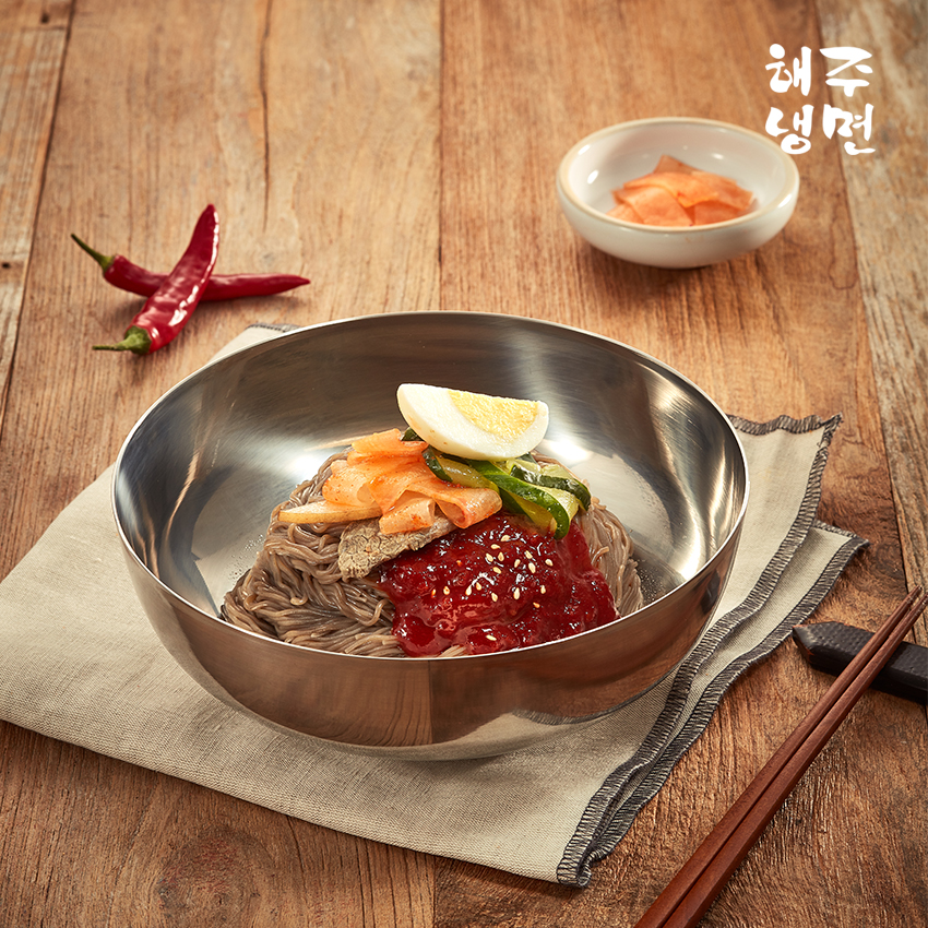 해주냉면 신천 해주냉면 매운 불 비빔냉면 함흥냉면 물냉면 양냉면 코스트코 냉면육수 세트 2팩세트 4인분 640g 1개