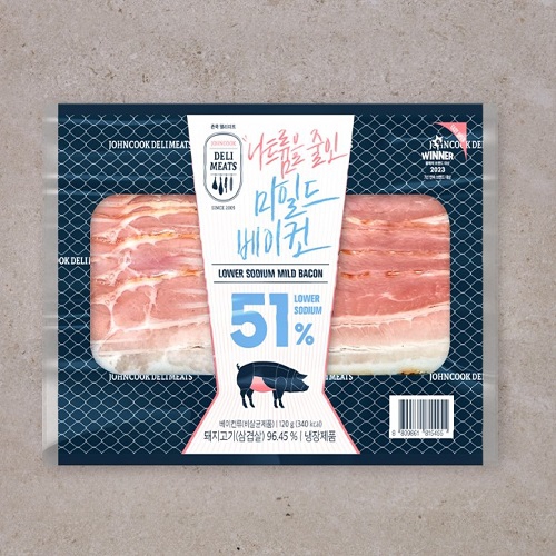 존쿡델리미트 존쿡 델리미트 존쿡델리미트 마일드베이컨 120G