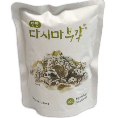 전주 수제 찹쌀 김부각 하봉마을 다시마부각 하봉식품 6개 20g