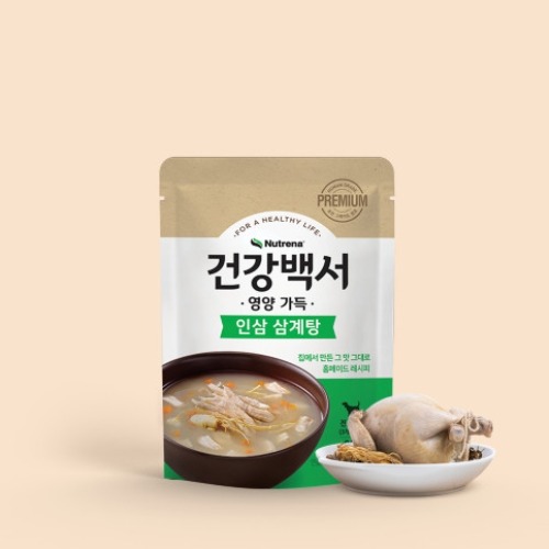 건강백서 영양가득 인삼삼계탕 80g x 10개