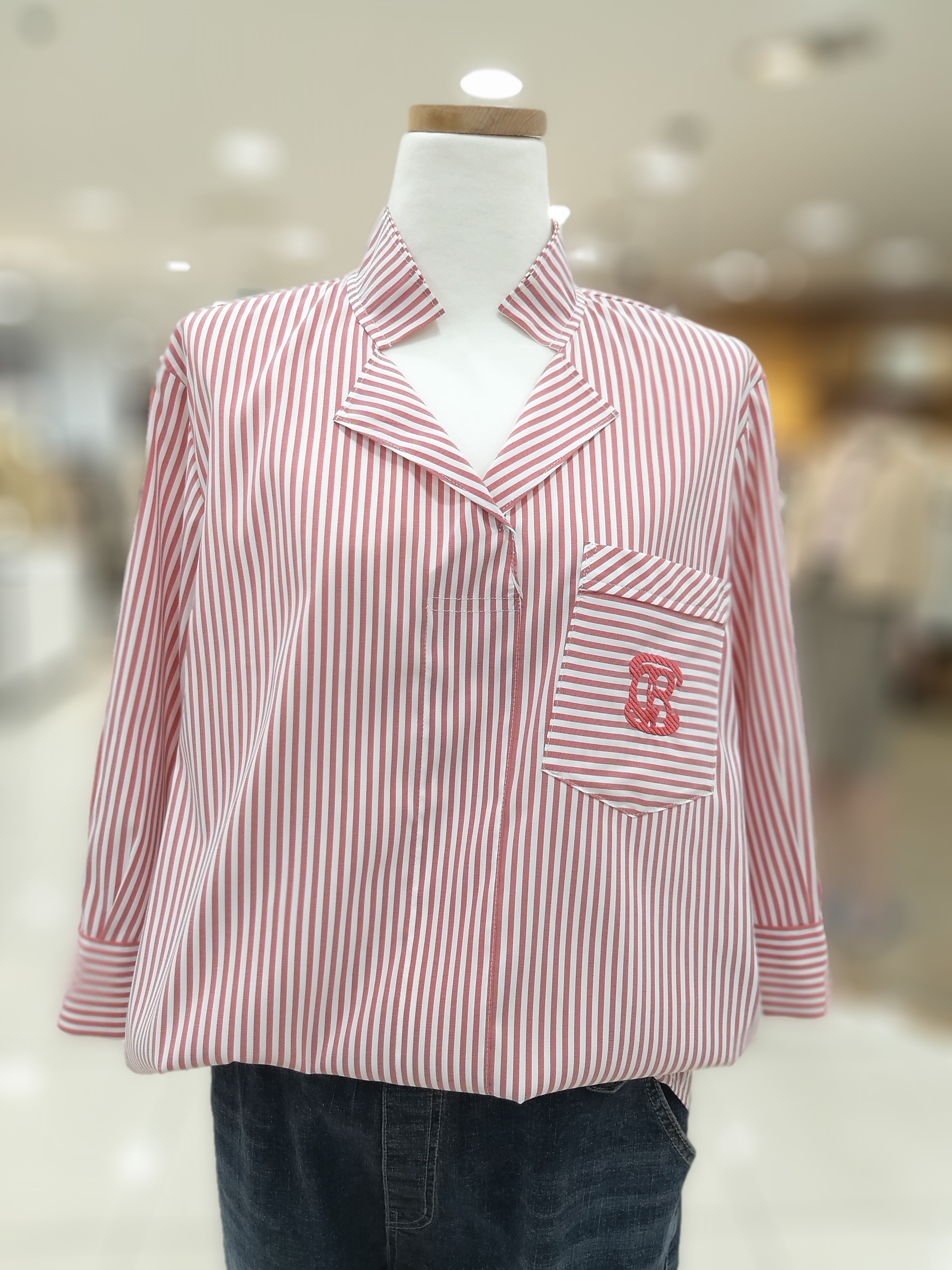 크레송 크레송 스트라이프 블라우스 MDCPBP54 LE1216487853