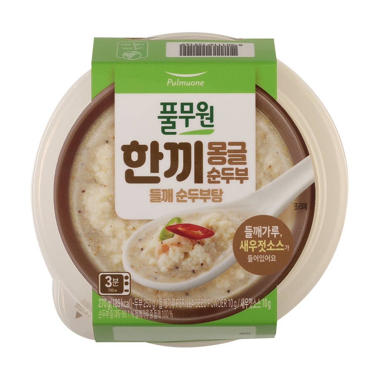 풀무원 풀무원 한끼몽글순두부 들깨순두부탕 270g
