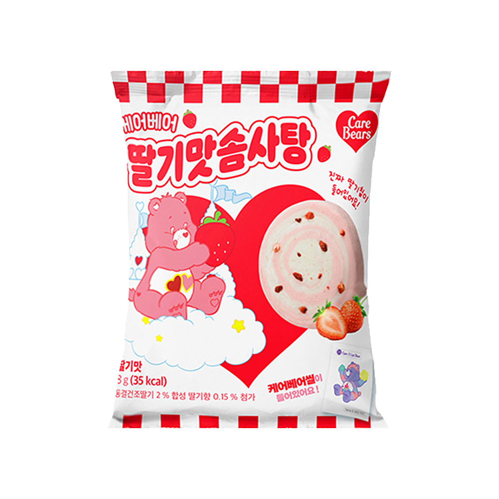 케어베어 딸기맛 솜사탕 9g