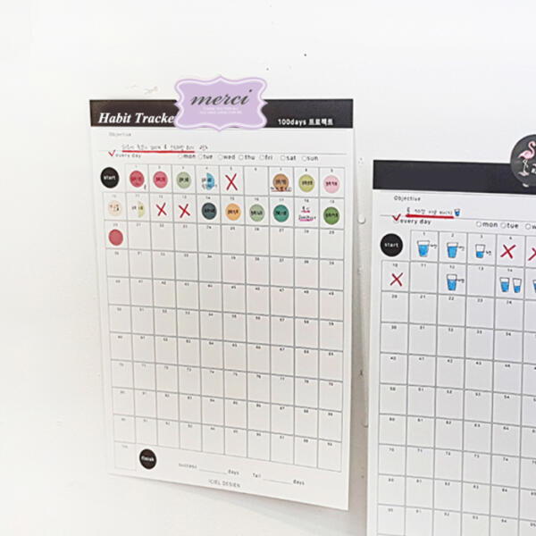 아트박스 아이씨엘 Habit tracker -100days 해빗트래커