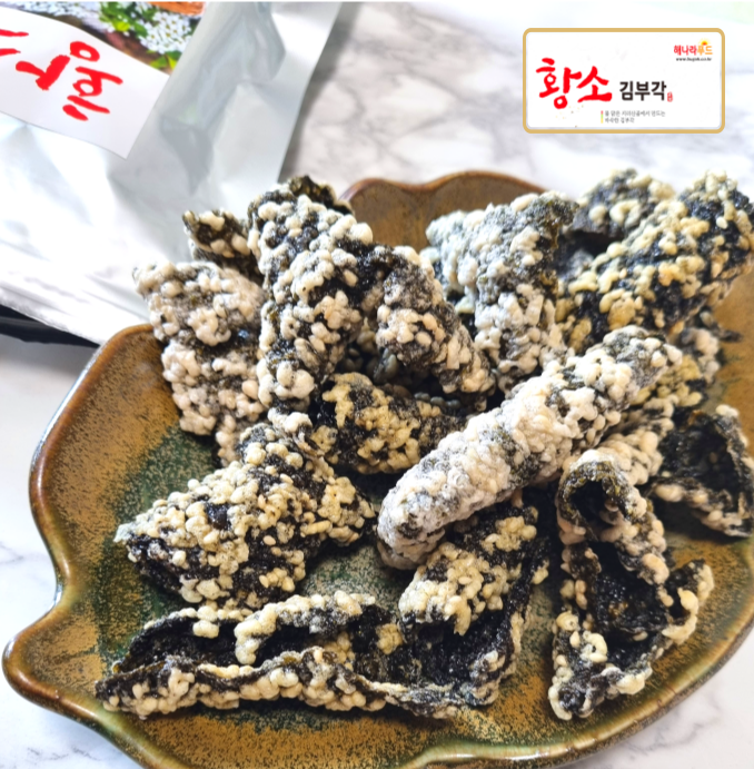 당일생산 황소김부각 50g 2팩 수제 찹쌀 남원 화사 다니엘헤니 전참시 한입 김부각