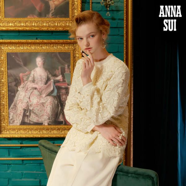 안나수이 ANNA SUI 21FW 로즈 트렐리스 블라우스 1종