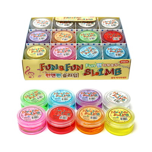 1000 펀앤펀 슬라임 BOX 24개입