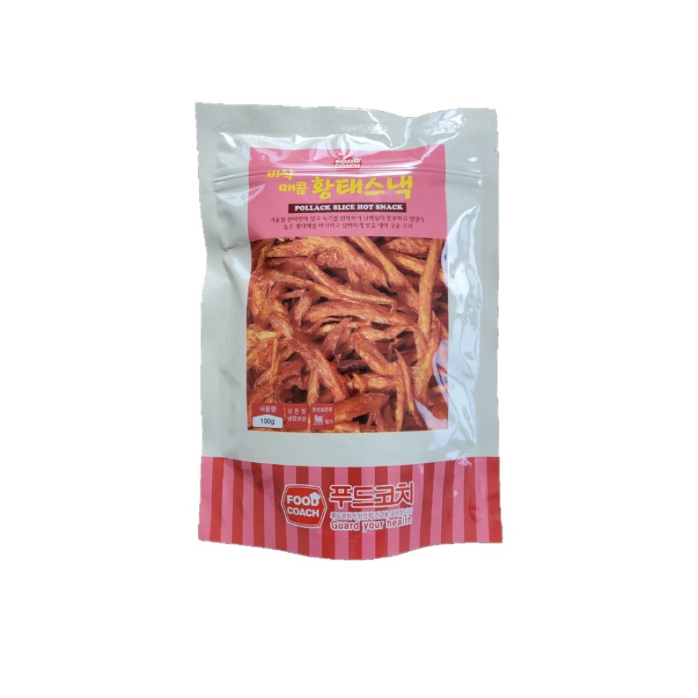 푸드코치 어포튀각 빠삭이 80g 휴게소 간식 안주