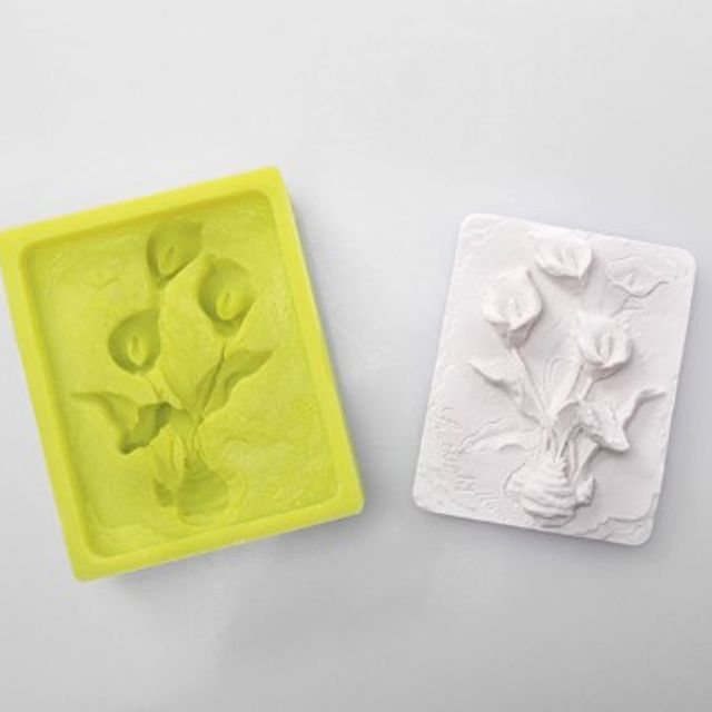 꽃 실리콘 몰드 카라 레진 비누 석고 캔들 diy 재료 WE414CA