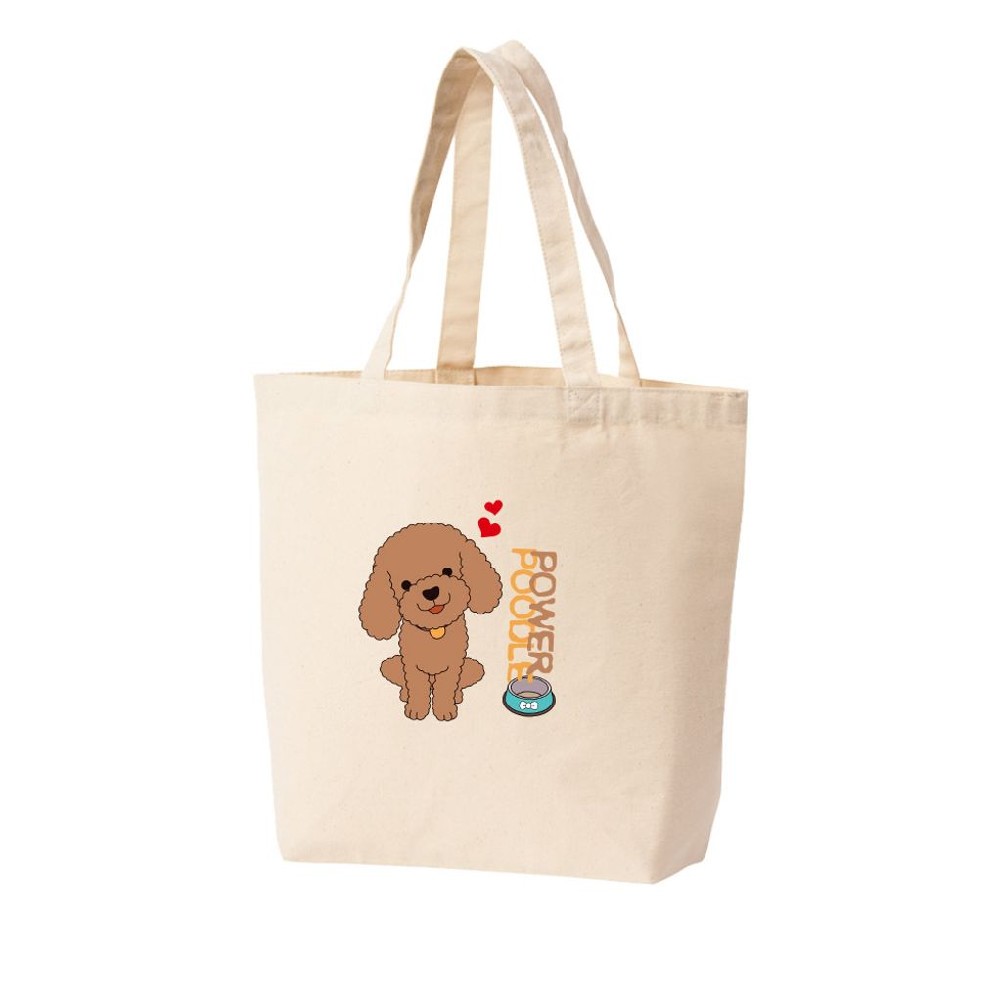에코백 푸들사랑 POWER POODLE 사랑해요 푸들개