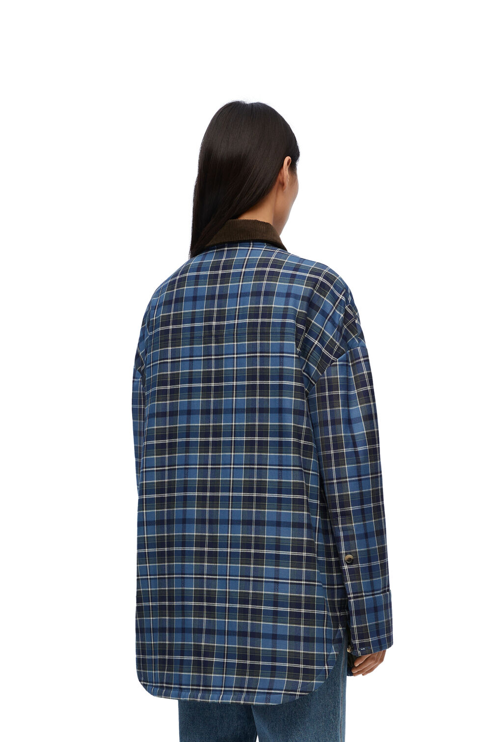 로에베 로에베 울 혼방 오버셔츠 S359Y05XBE 5000