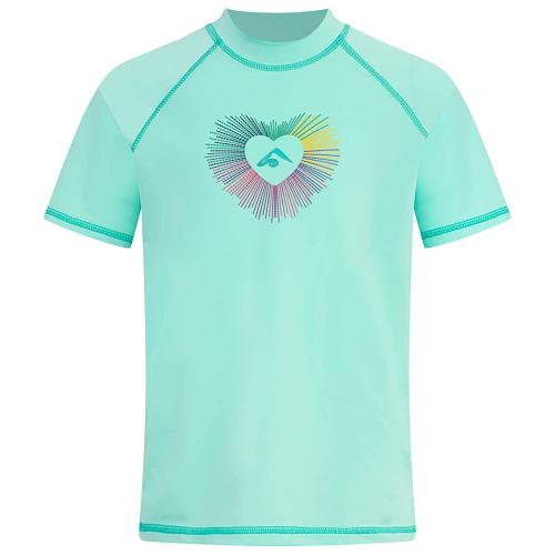 카누서프 Kanu Surf 여아용 제이드 Upf50Sun 보호 래쉬가드 수영 셔츠 Love Ice Green