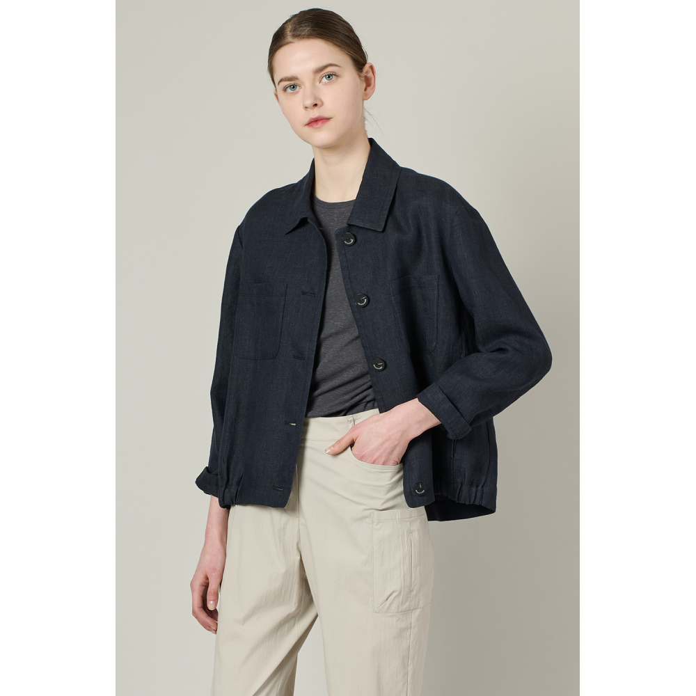 BCBG 올앤선드리 헤니에 린넨재킷 A4M3J112