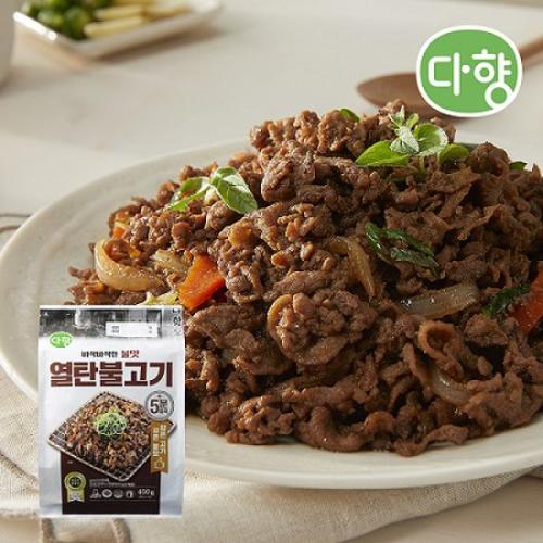 다향오리 열탄불고기 400g 3팩 불맛1팩 매콤2팩