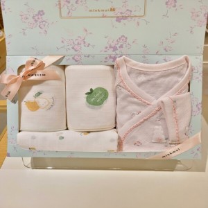 서양네트웍스 밍크뮤 출산선물손수건세트 24SS루루자가드배내저고리손수건2종 3417000008B
