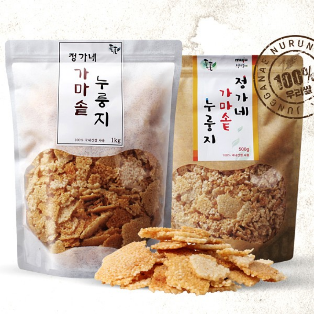 우리쌀 100 가마솥 누룽지 500g 1kg