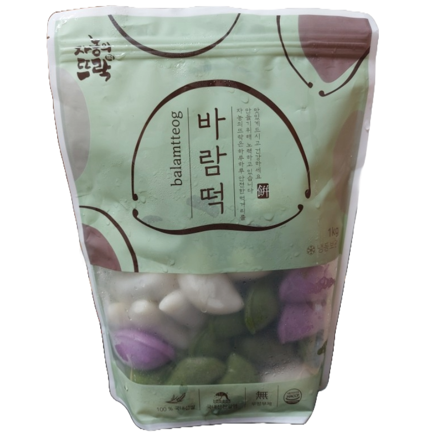 아리랑후드 자농의뜨락 바람떡 1kg 굳지않는떡 6개